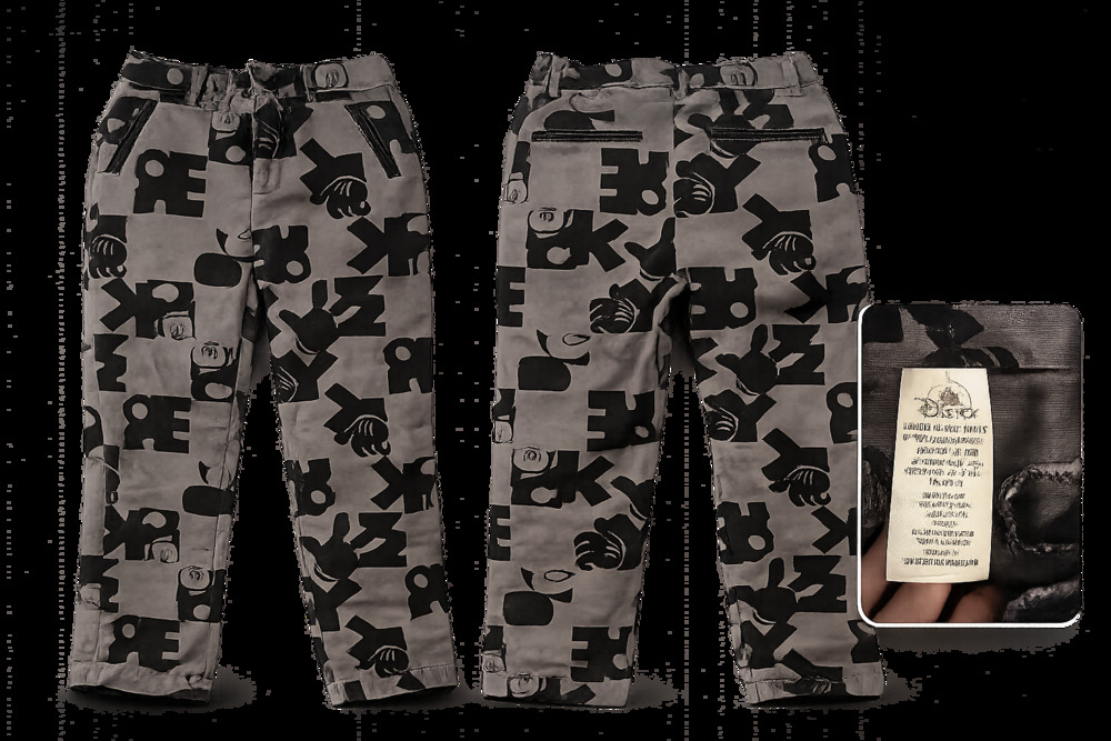 Disney Parks Mickey Mouse All-Over Print Graphic Pants